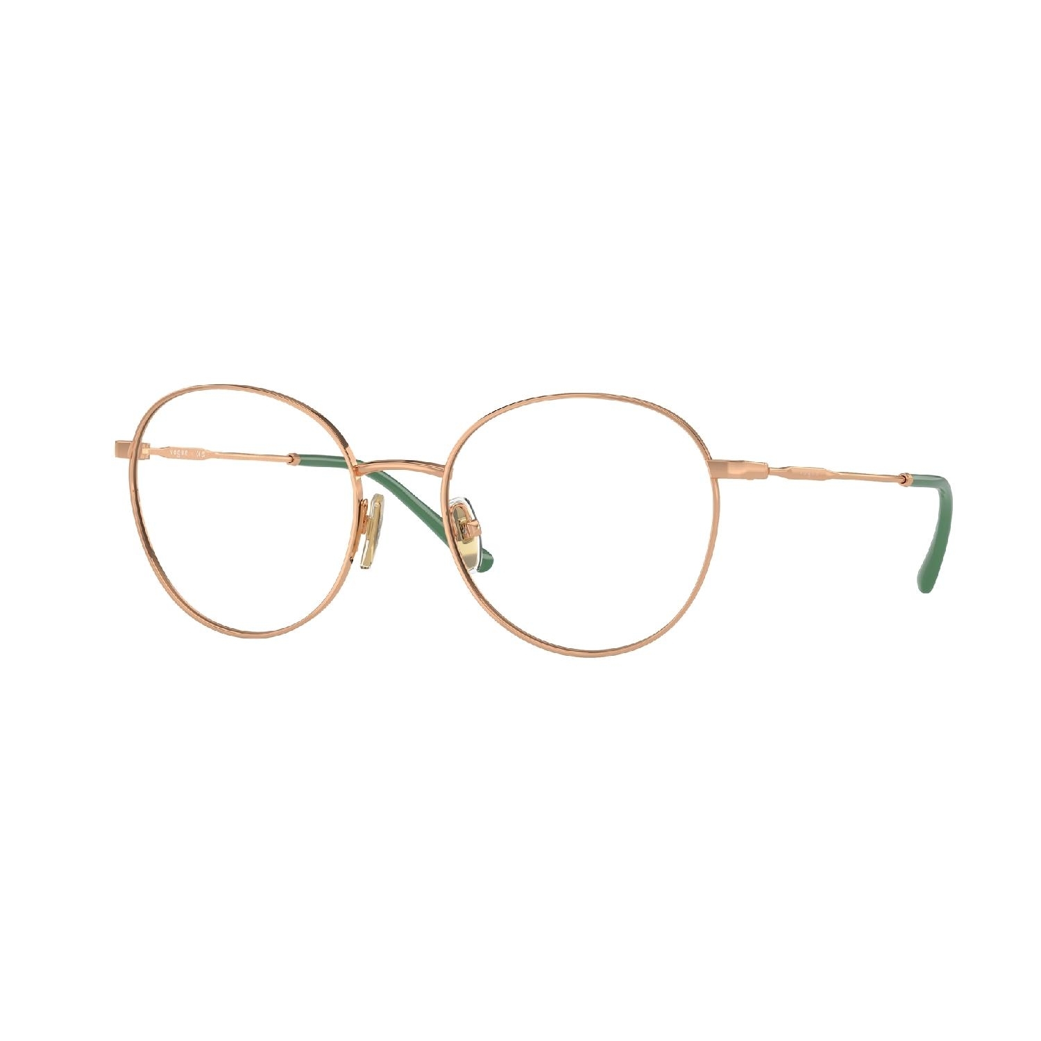 Armação de Óculos de Grau VO4280-5152-52 Vogue Phantos Ouro Metal