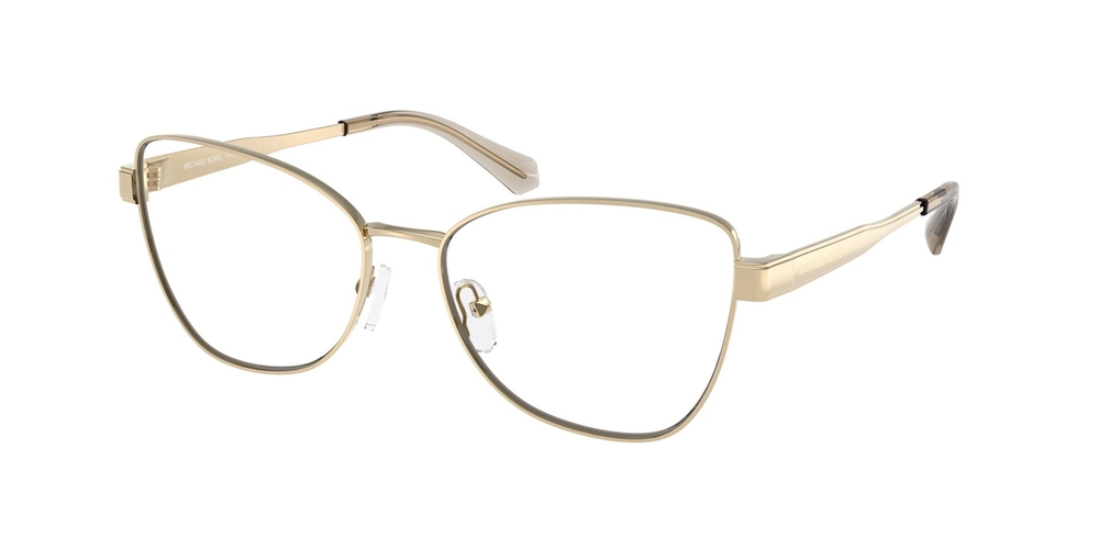 Armação de Óculos de Grau MK3085-1014-56 Michael Kors Gatinho Ouro Metal