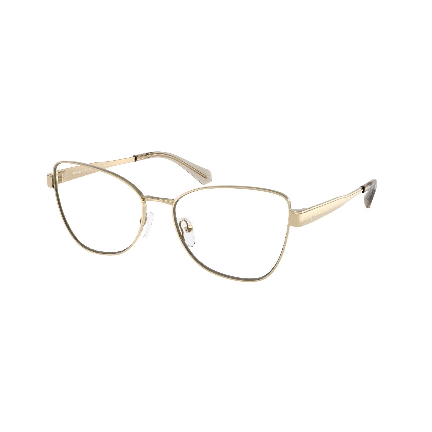 Armação de Óculos de Grau MK3085-1014-56 Michael Kors Gatinho Ouro Metal