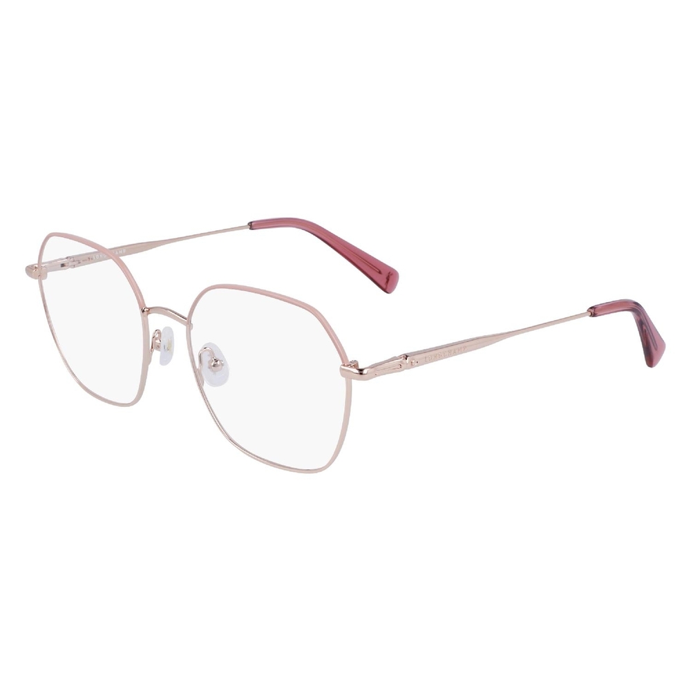 Armação de Óculos de Grau LO2152-770-53 Longchamp Retangular Cantos Arredondados Metal