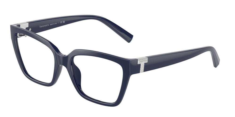 Armação de Óculos de Grau TF2257BU-8396-54 Tiffany & Co Quadrado Azul Injetado