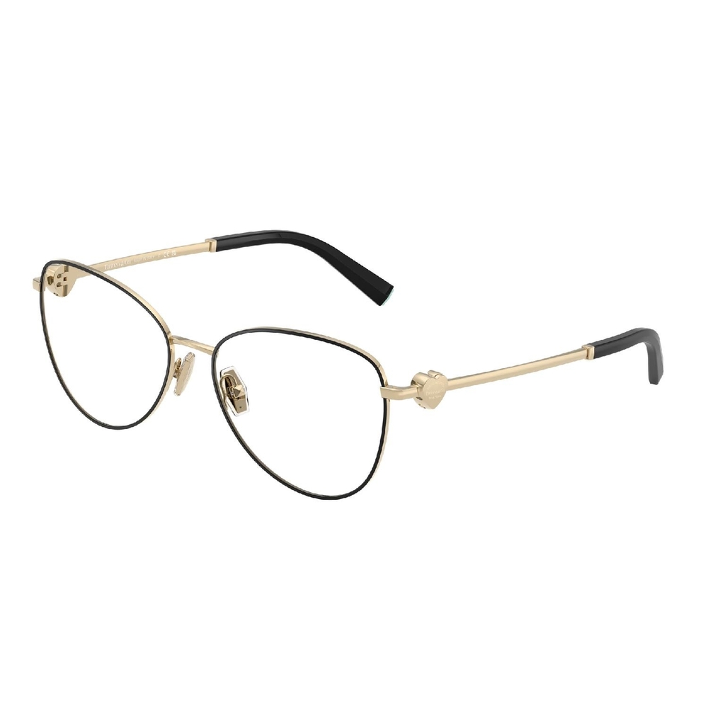 Armação de Óculos de Grau TF1163B-6164-56 Tiffany & Co Piloto Preto Aço