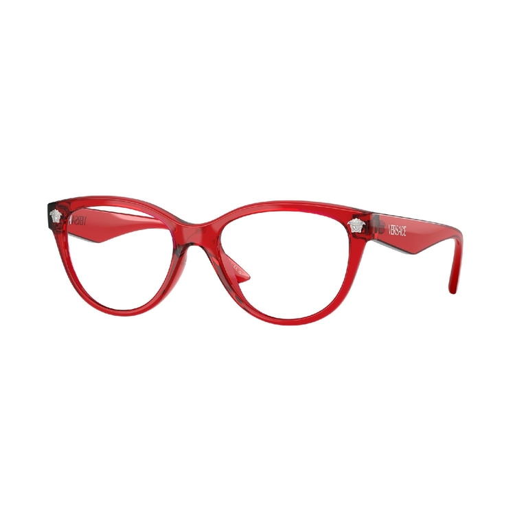 Armação de Óculos de Grau VE3365U-5495-54 Versace Phantos Vermelho Injetado