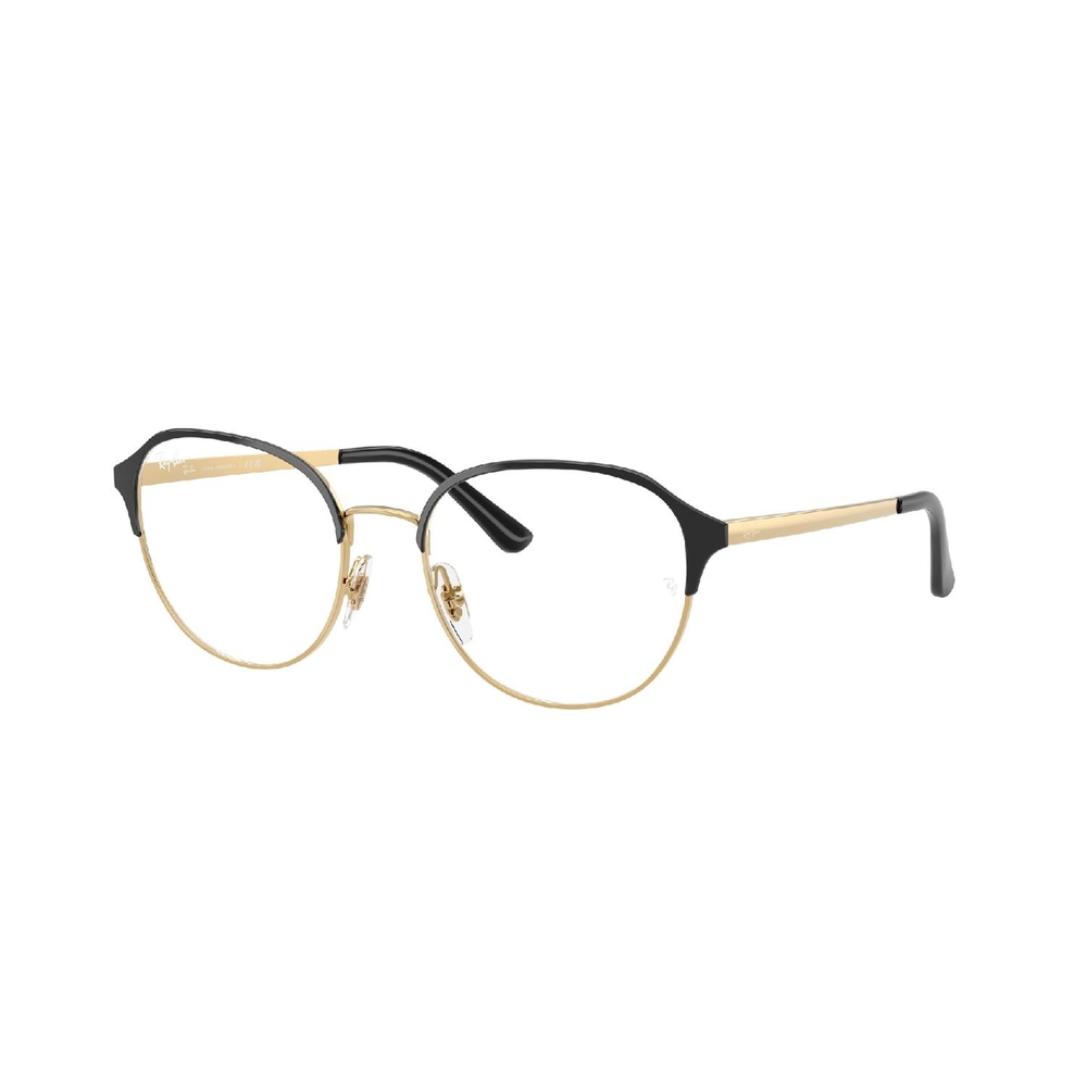 Armação de Óculos de Grau RX6526L-2991-53 Ray Ban Phantos Preto Metal