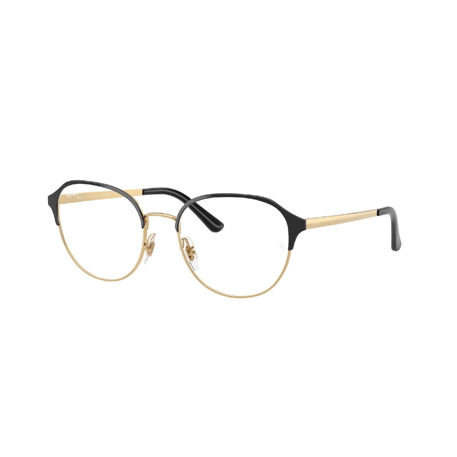 Armação de Óculos de Grau RX6526L-2991-53 Ray Ban Phantos Preto Metal