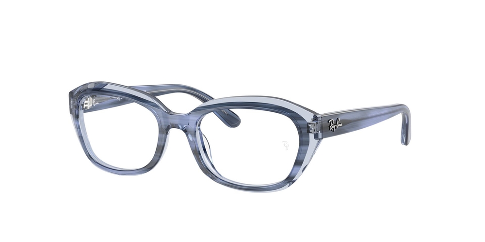 Armação de Óculos de Grau RY1636-3991-46 Ray Ban Jr Irregular Azul Acetato