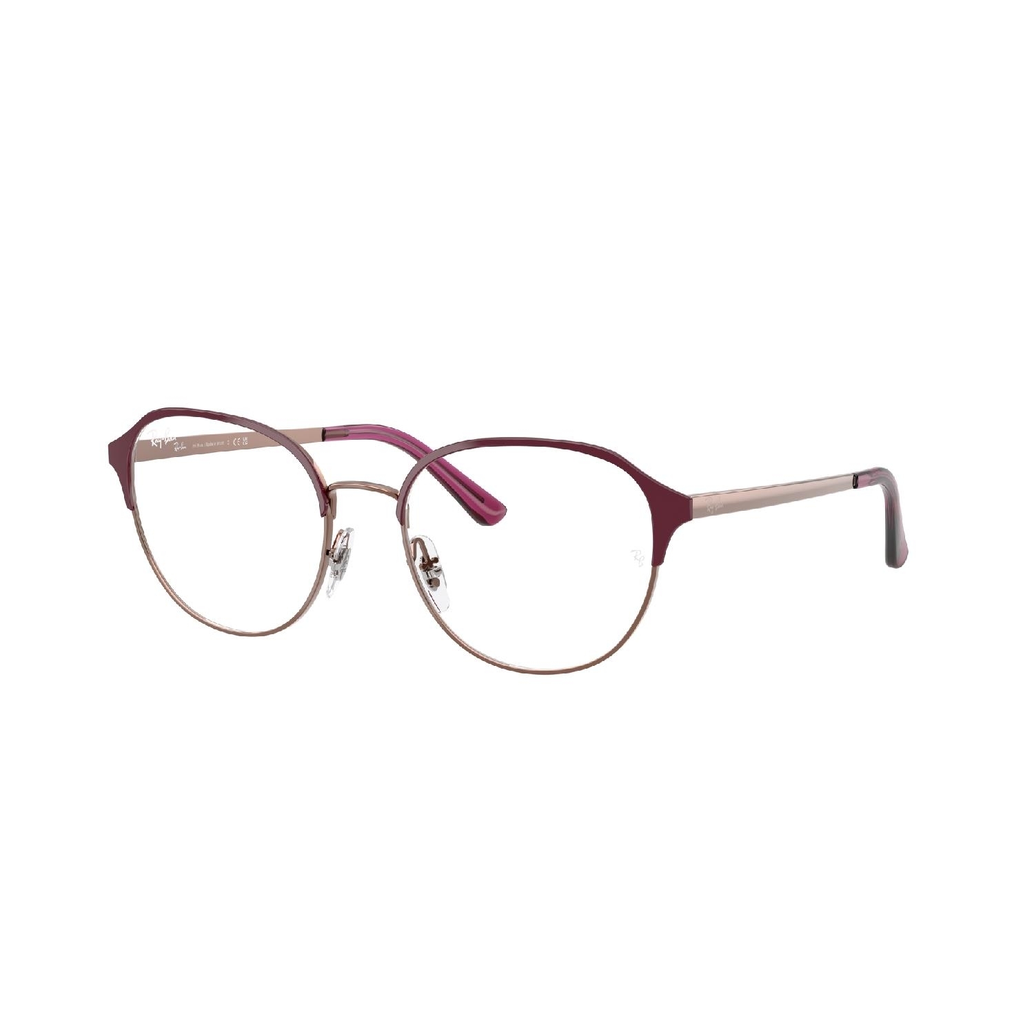 Armação de Óculos de Grau RX6526L-3181-53 Ray Ban Phantos Violeta Metal