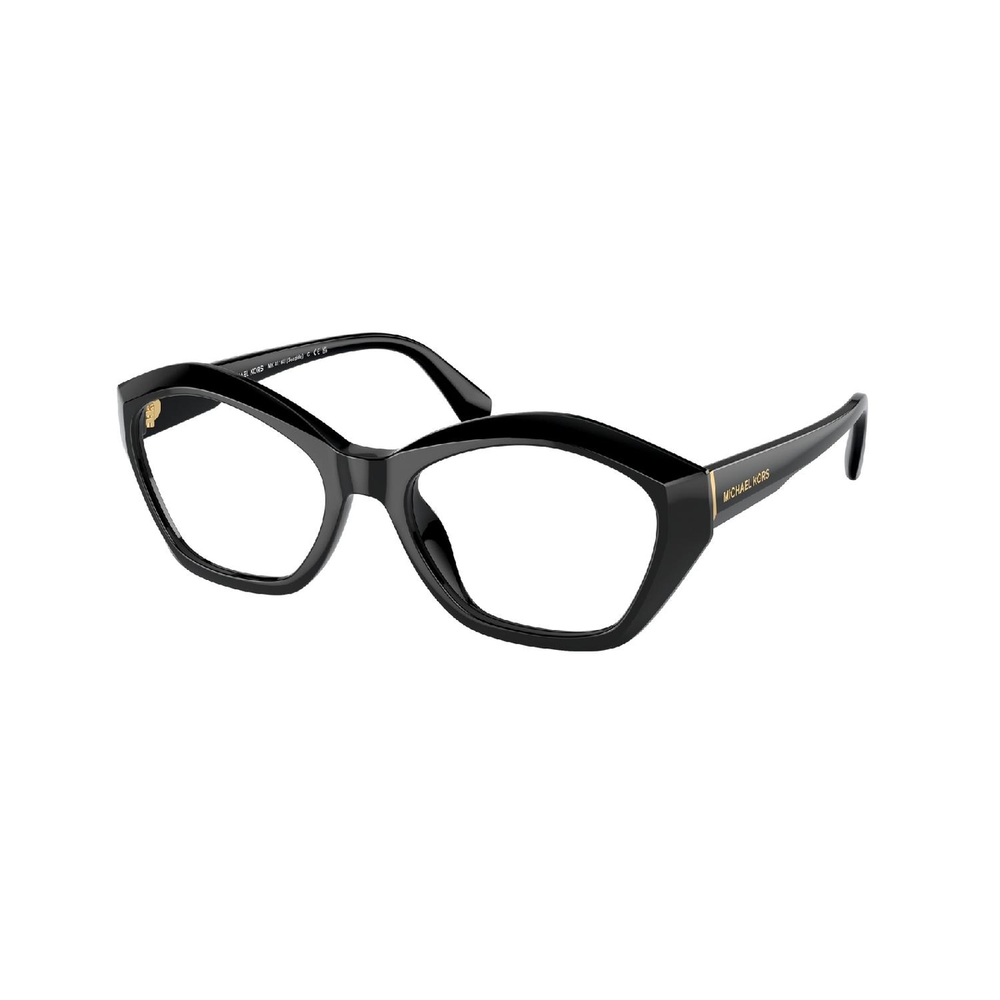 Armação de Óculos de Grau MK4116U-3005-53 Michael Kors Irregular Preto Injetado