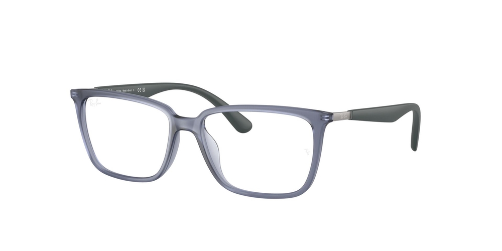 Armação de Óculos de Grau RY1624L-8182-50 Ray Ban Jr Retangular Azul Injetado