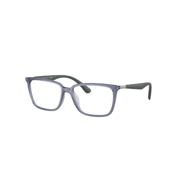 Armação de Óculos de Grau RY1624L-8182-50 Ray Ban Jr Retangular Azul Injetado