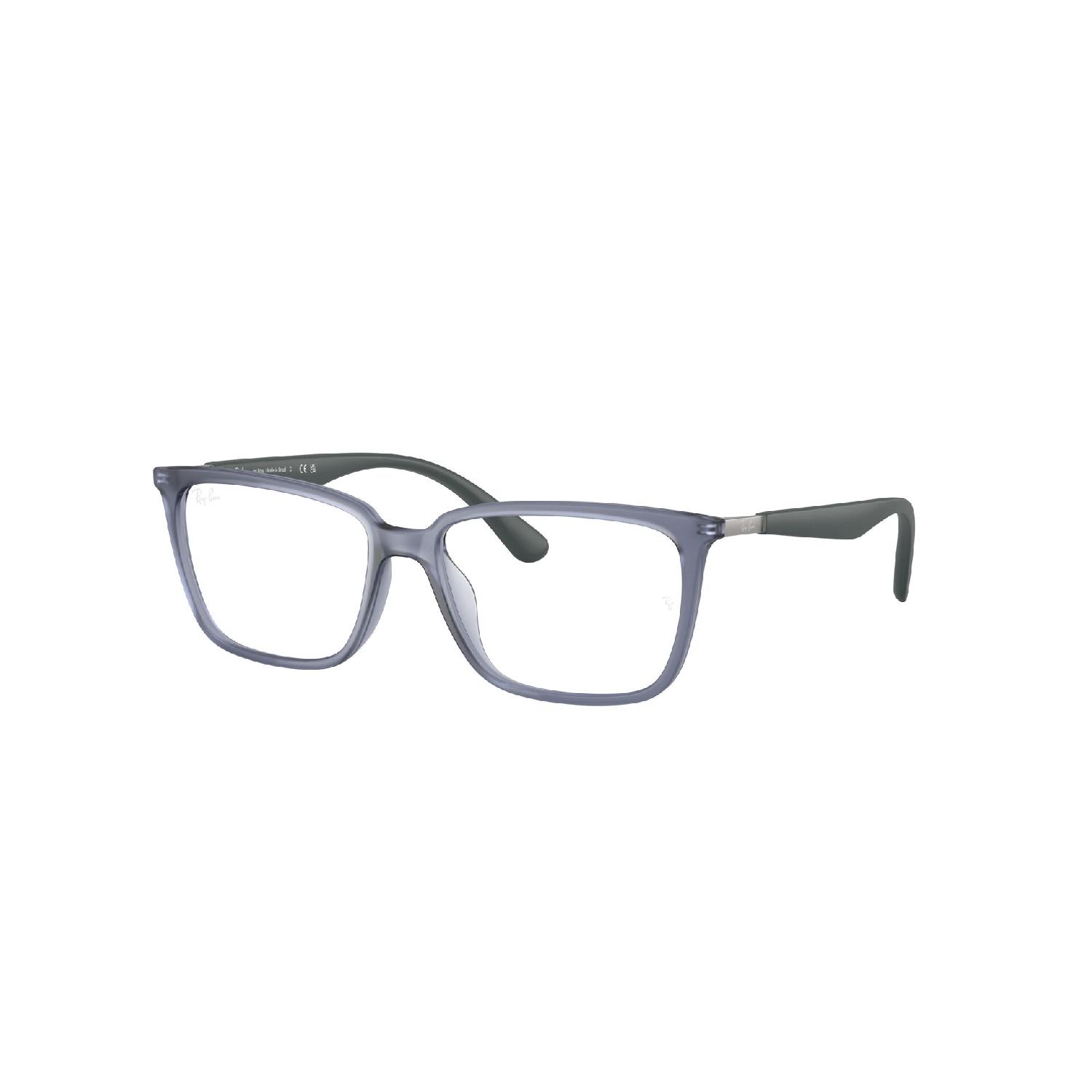 Armação de Óculos de Grau RY1624L-8182-50 Ray Ban Jr Retangular Azul Injetado