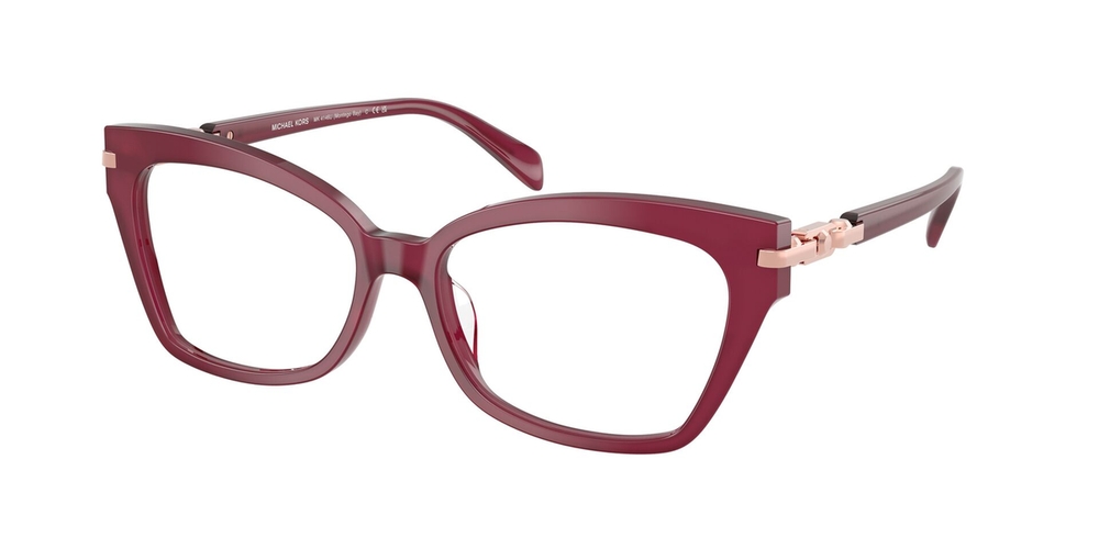 Armação de Óculos de Grau MK4146U-4018-56 Michael Kors Gatinho Vermelho Acetato