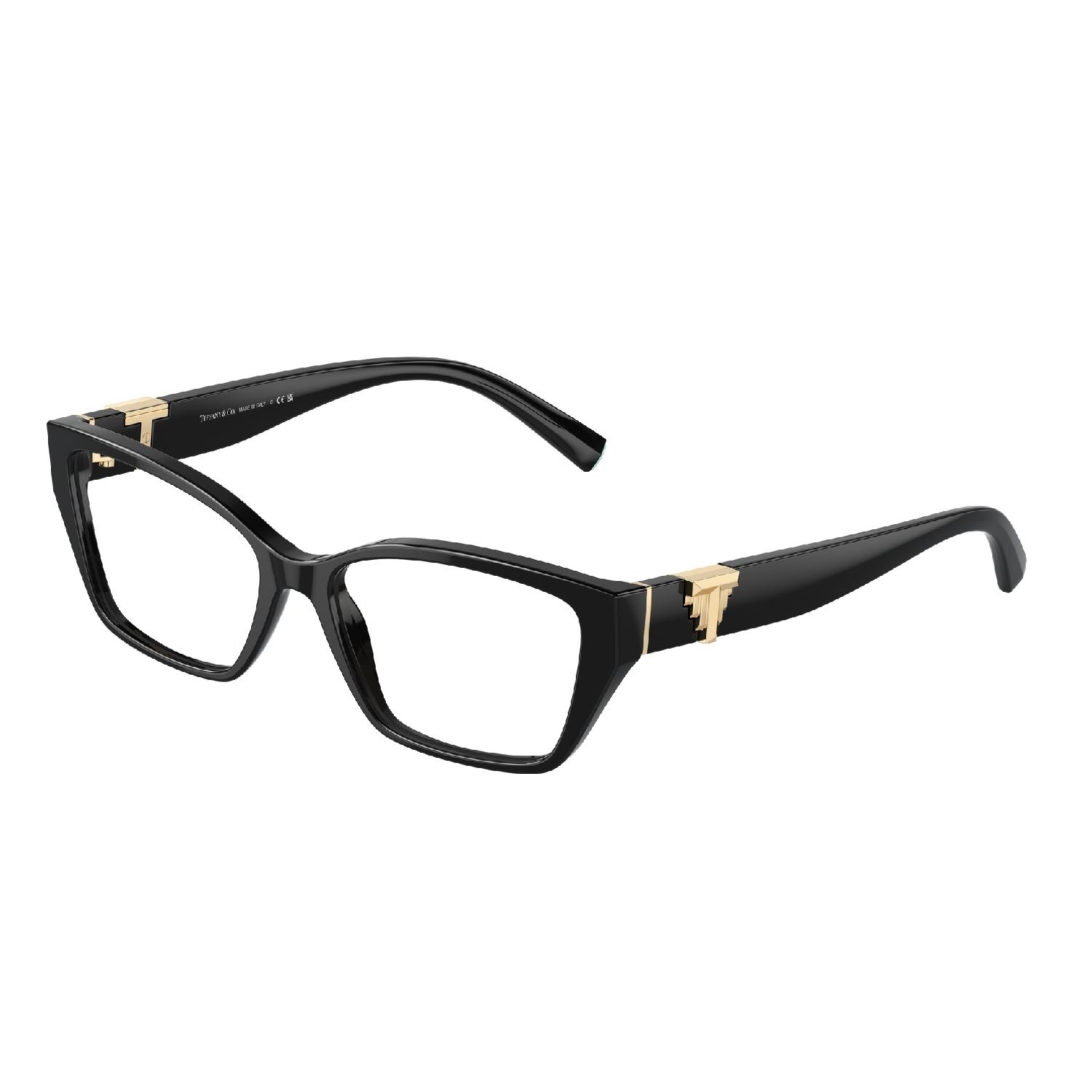 Armação de Óculos de Grau TF2247-8001-54 Tiffany & Co Retangular Preto Acetato
