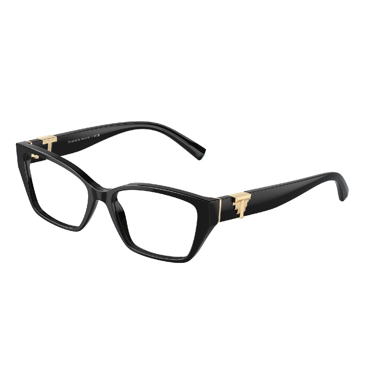 Armação de Óculos de Grau TF2247-8001-54 Tiffany & Co Retangular Preto Acetato