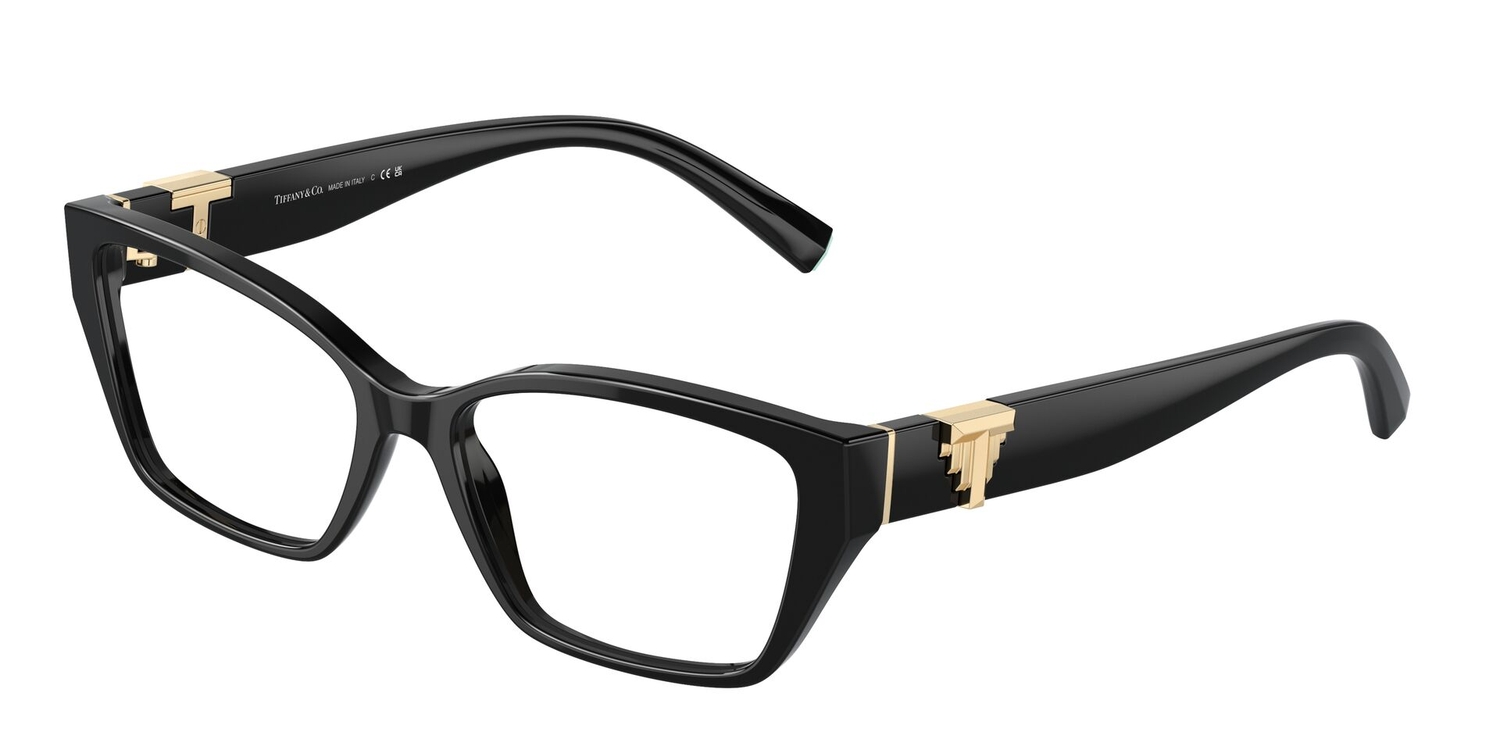 Armação de Óculos de Grau TF2247-8001-54 Tiffany & Co Retangular Preto Acetato