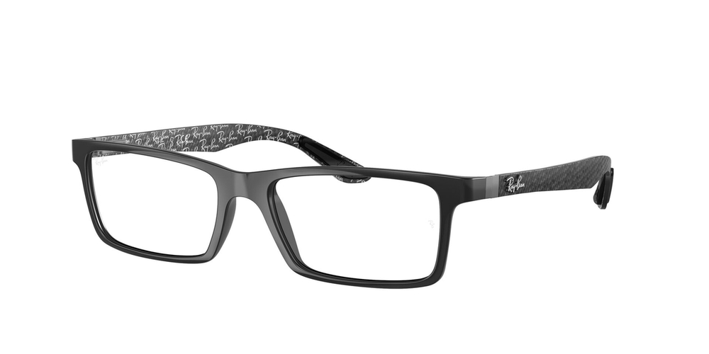 Armação de Óculos de Grau RX8901-5263-55 Ray Ban Quadrado Preto Injetado
