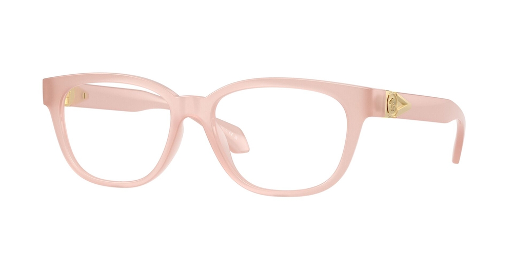 Armação de Óculos de Grau VE3376U-5522-53 Versace Redondo Rosa Injetado