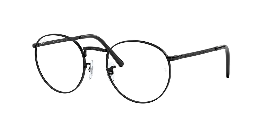 Armação de Óculos de Grau RX3637V-2509-53 Ray Ban Phantos Preto Metal