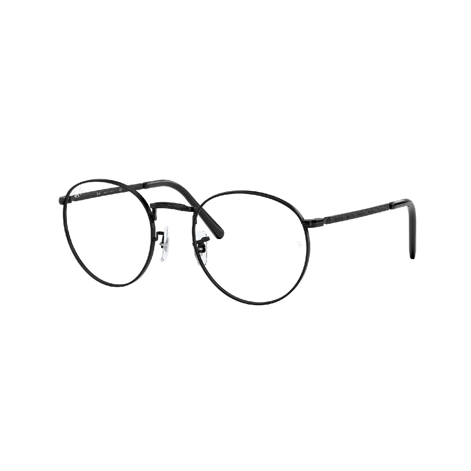Armação de Óculos de Grau RX3637V-2509-53 Ray Ban Phantos Preto Metal