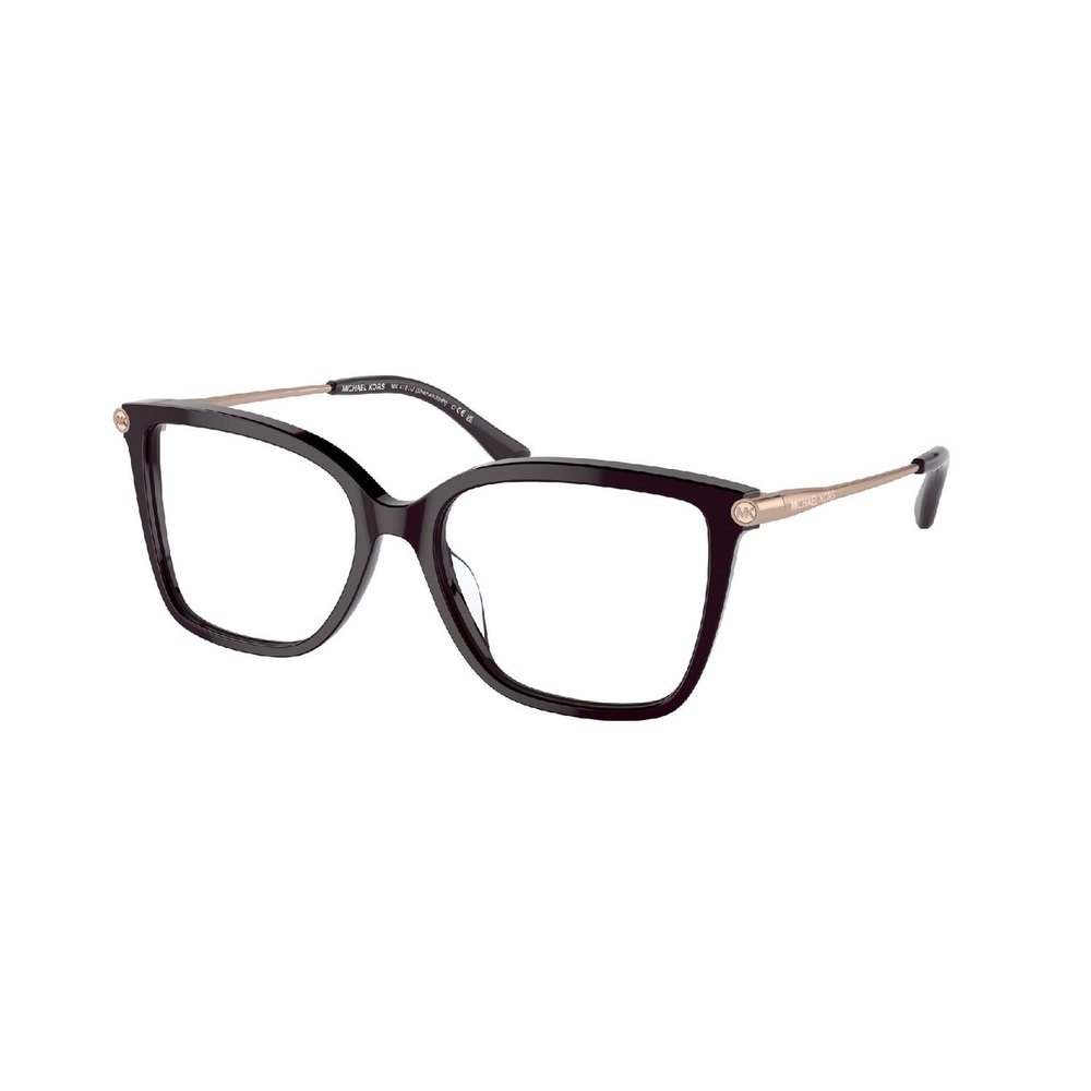 Armação de Óculos de Grau MK4101U-3344-53 Michael Kors Quadrado Marrom Acetato