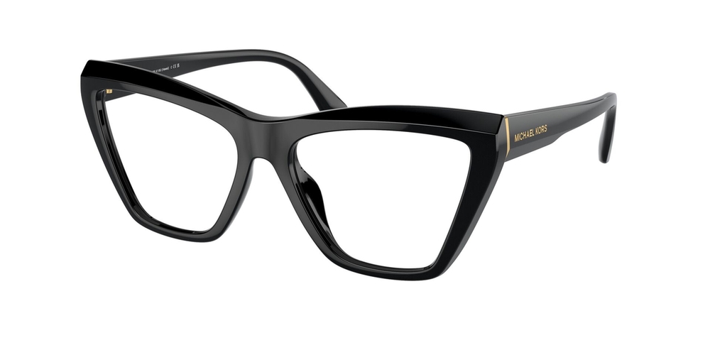 Armação de Óculos de Grau MK4118U-3005-54 Michael Kors Gatinho Preto Injetado