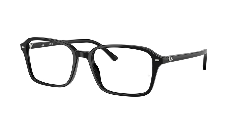Armação de Óculos de Grau RX5431-2000-56 Ray Ban Quadrado Preto Acetato