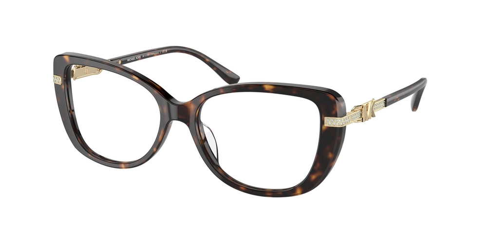 Armação de Óculos de Grau MK4125BU-3006-54 Michael Kors Gatinho Tartaruga Acetato
