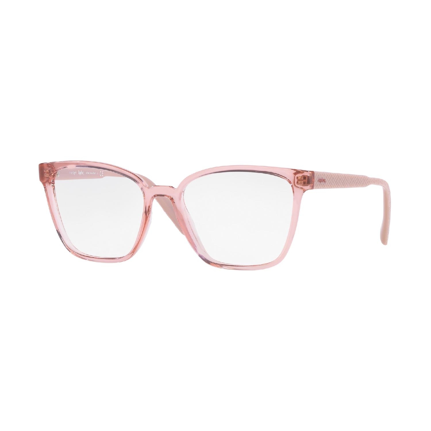 Armação de Óculos de Grau KP3156-K487-53 Kipling Retangular Rosa Injetado