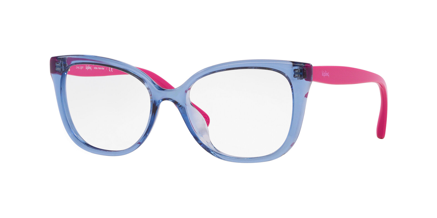 Armação de Óculos de Grau KP3163-L291-50 KIDS Kipling Kids Borboleta Azul Injetado