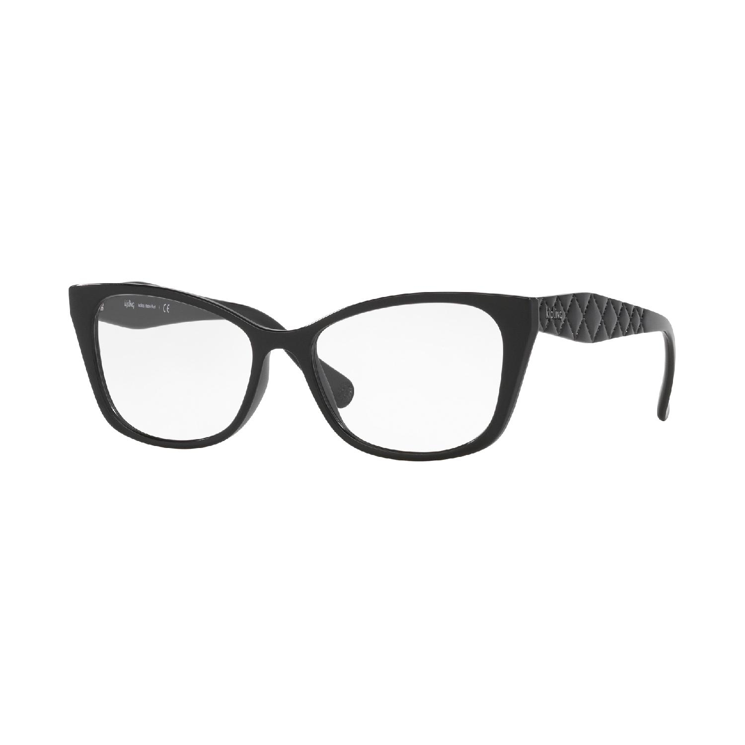 Armação de Óculos de Grau KP3177-M266-54 Kipling Borboleta Preto Injetado