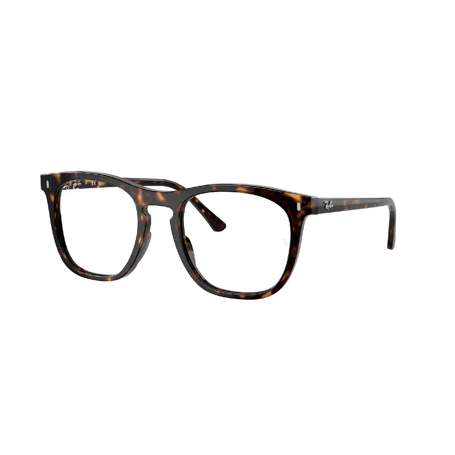 Armação de Óculos de Grau RX2210V-2012-53 Ray Ban Quadrado Tartaruga Acetato
