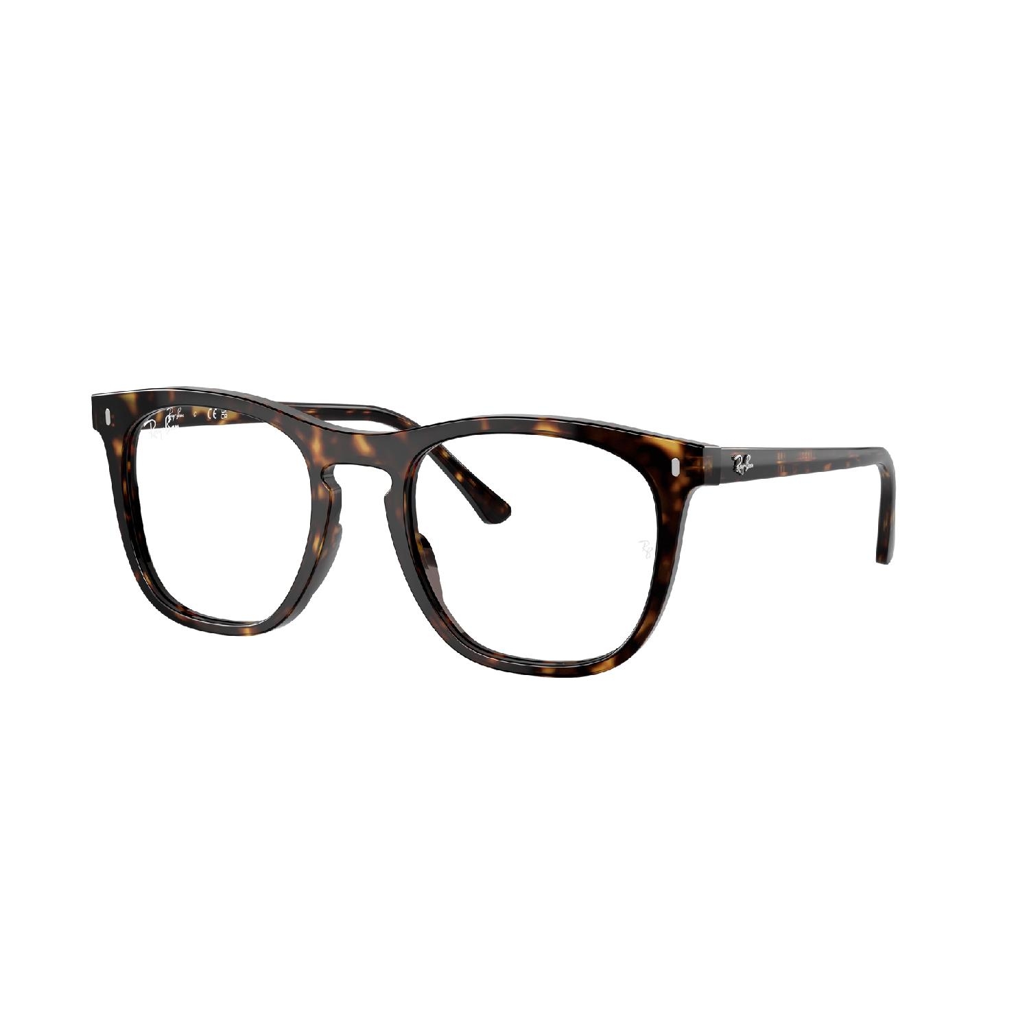 Armação de Óculos de Grau RX2210V-2012-53 Ray Ban Quadrado Tartaruga Acetato