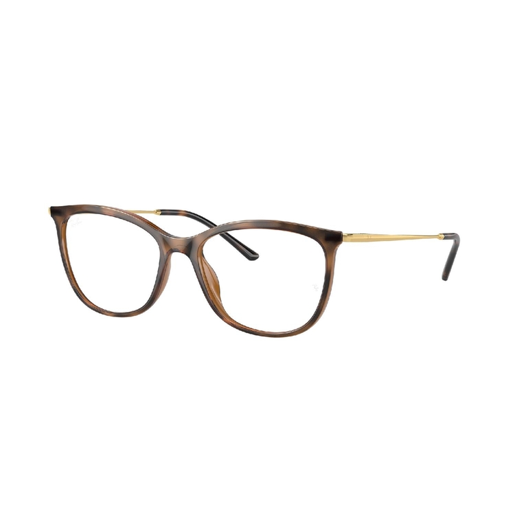 Armação de Óculos de Grau RX7220L-8278-54 Ray Ban Gatinho Marrom Injetado