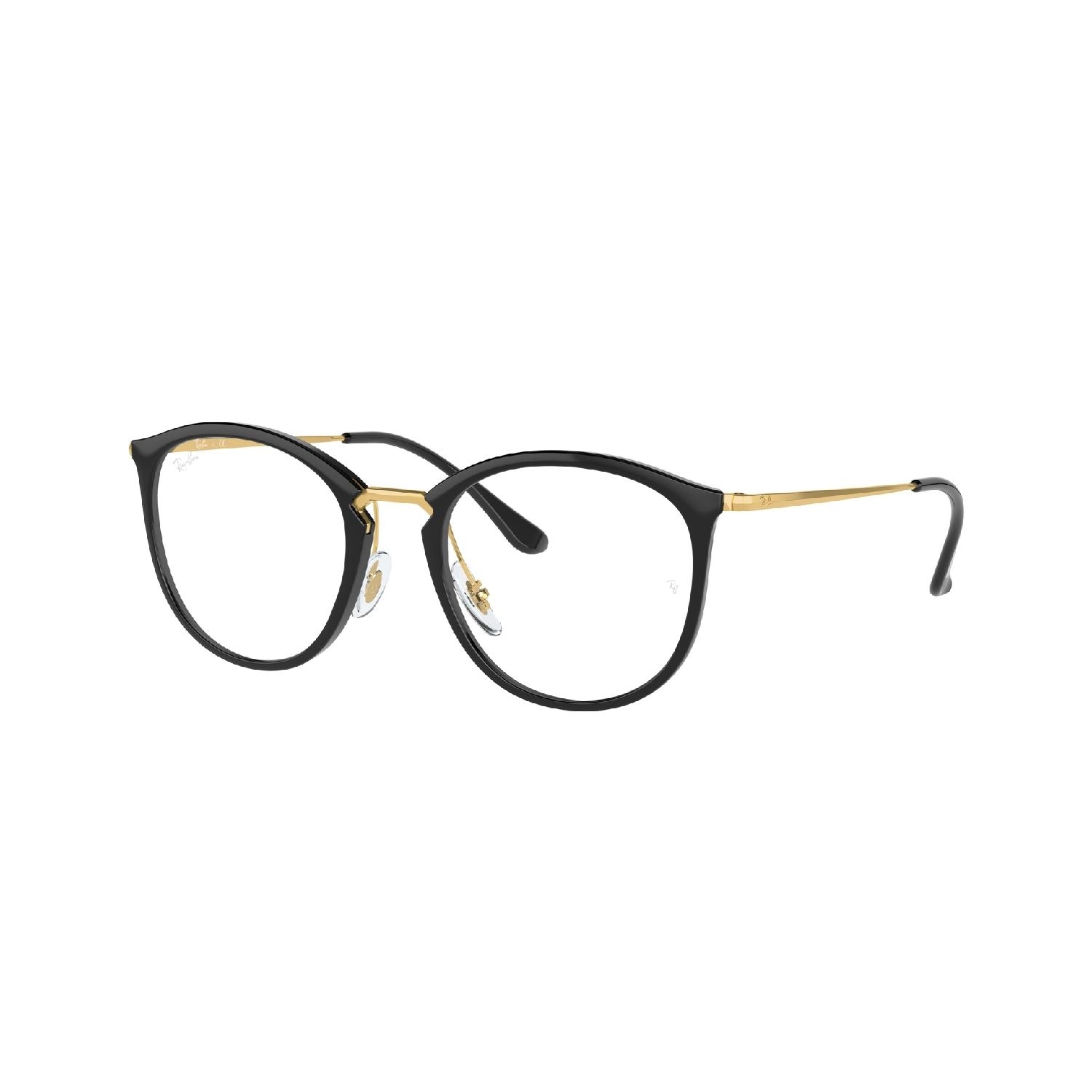 Armação de Óculos de Grau RX7140-2000-51 Ray Ban Phantos Preto Injetado