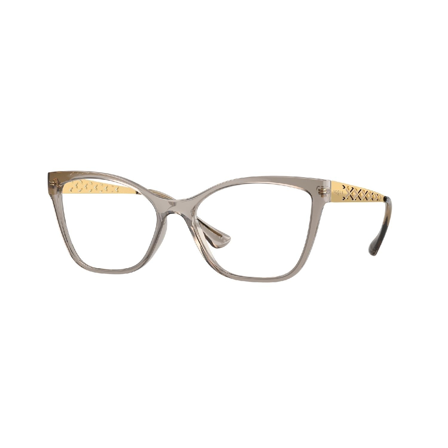 Armação de Óculos de Grau VO5507L-2940-54 Vogue Borboleta Marrom Injetado