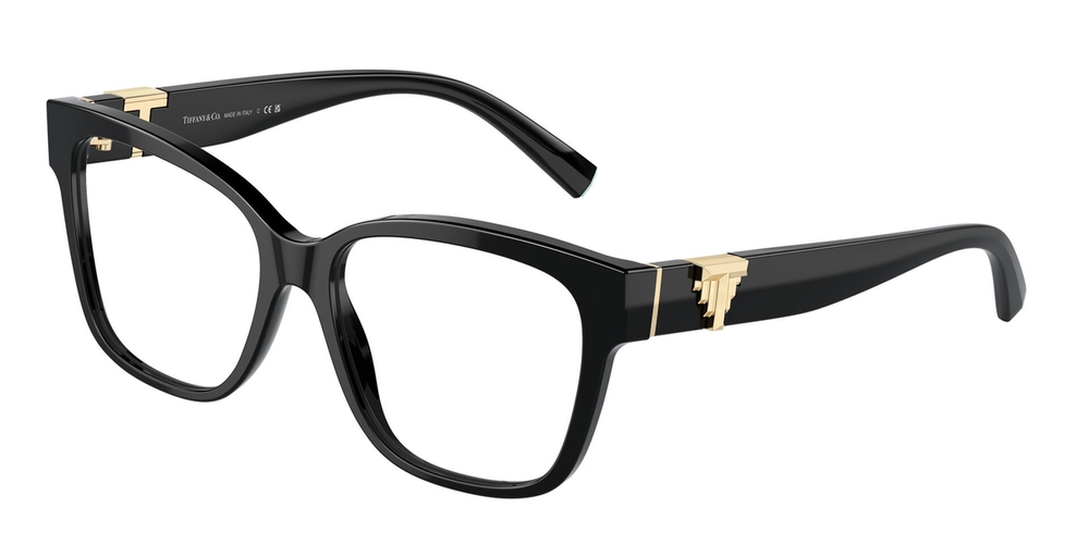 Armação de Óculos de Grau TF2246-8001-54 Tiffany & Co Quadrado Preto Acetato