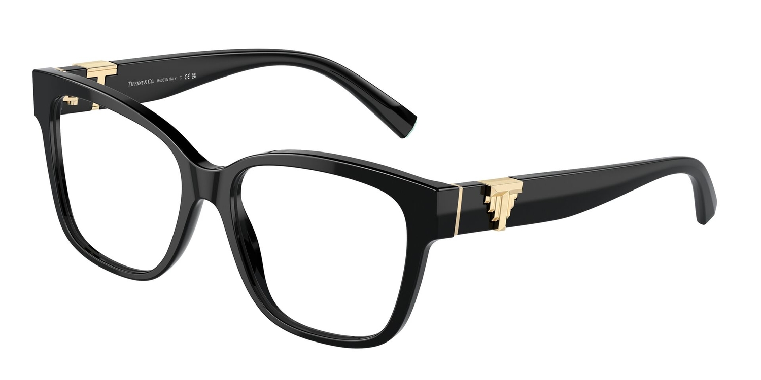 Armação de Óculos de Grau TF2246-8001-54 Tiffany & Co Quadrado Preto Acetato