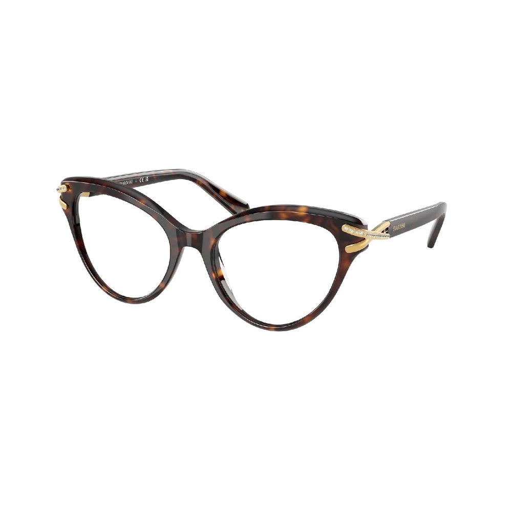 Armação de Óculos de Grau SK2030-1002-55 Swarovski Gatinho Tartaruga Acetato