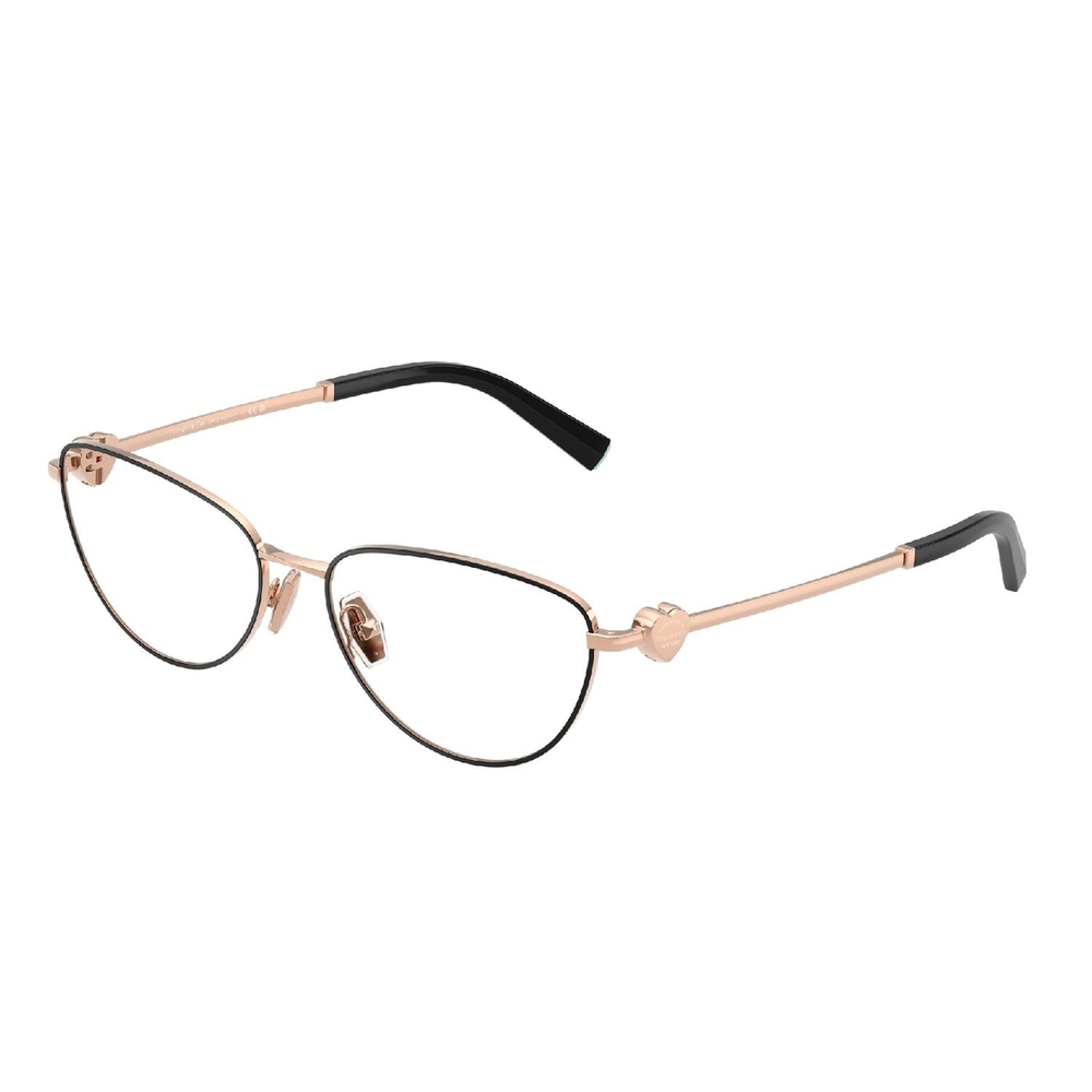 Armação de Óculos de Grau TF1164B-6105-56 Tiffany & Co Oval Preto Aço