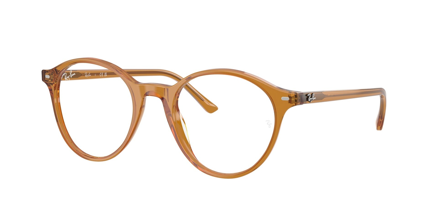Armação de Óculos de Grau RX5430-8439-51 Ray Ban Phantos Bege Acetato