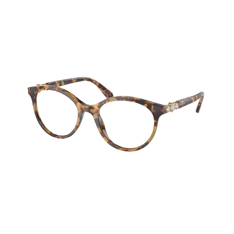 Armação de Óculos de Grau SK2019-1040-52 Swarovski Redondo Tartaruga Acetato