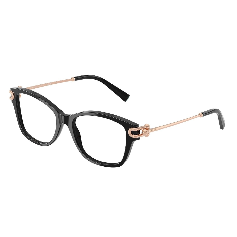 Armação de Óculos de Grau TF2266-8001-53 Tiffany & Co Borboleta Preto Acetato