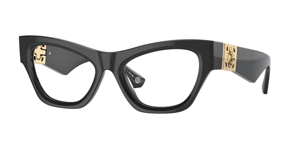 Armação de Óculos de Grau BE2405U-4112-53 Burberry Gatinho Cinza Acetato