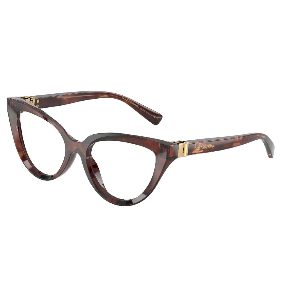 Armação de Óculos de Grau DG3414-3222-54 Dolce & Gabbana Gatinho Vermelho Acetato
