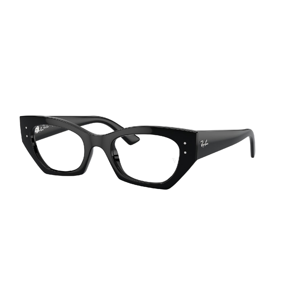 Armação de Óculos de Grau RX7330-8260-52 Ray Ban Irregular Preto Injetado
