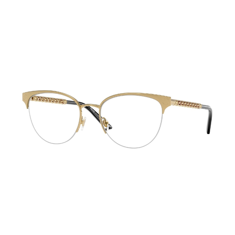 Armação de Óculos de Grau VE1297-1002-53 Versace Gatinho Ouro Metal