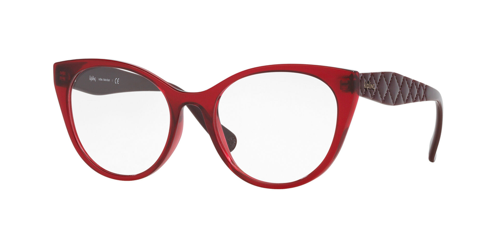 Armação de Óculos de Grau KP3176-M262-52 Kipling Gatinho Vermelho Náilon