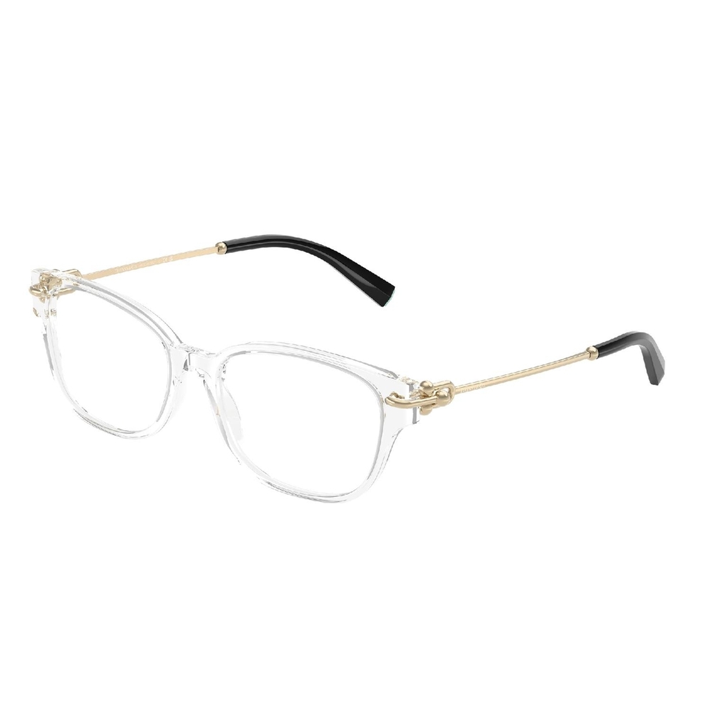 Armação de Óculos de Grau TF2262-8047-54 Tiffany & Co Retangular Com Cantos Arredondados Transparente Acetato