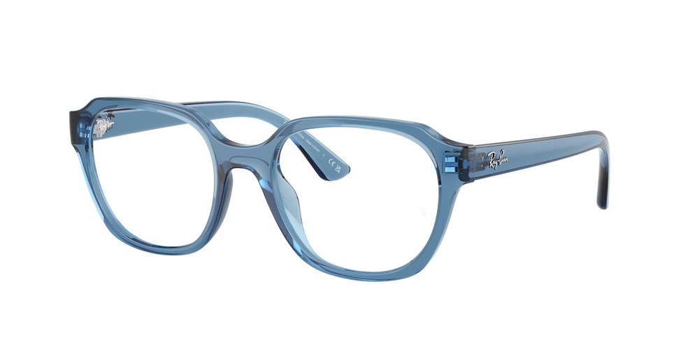 Armação de Óculos de Grau RX7251L-8406-52 Ray Ban Phantos Azul Injetado