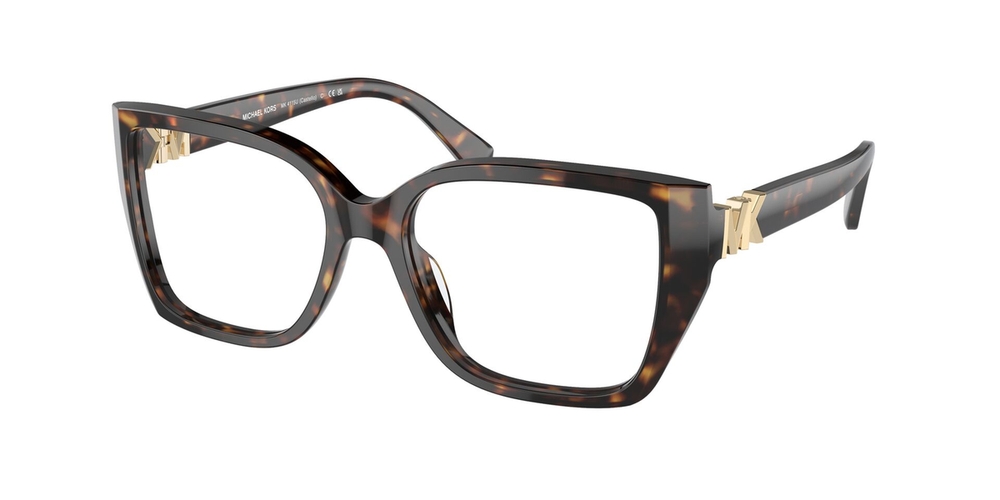 Armação de Óculos de Grau MK4115U-3006-54 Michael Kors Quadrado Tartaruga Acetato